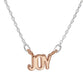 Necklace: Silver & Rose Gold, Joy
