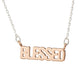 Necklace: Silver & Rose Gold, Blessed
