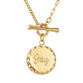 Necklace: Gold, Joy