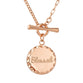 Necklace: Rose Gold, Blessed