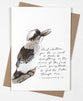 Greeting Card - Kookaburra Col 3-17 (Fig Hill Farm) (Australiana)
