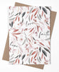 Greeting Card - Gum Blossom Pattern Eph 2-8-9 (Fig Hill Farm) (Australiana)