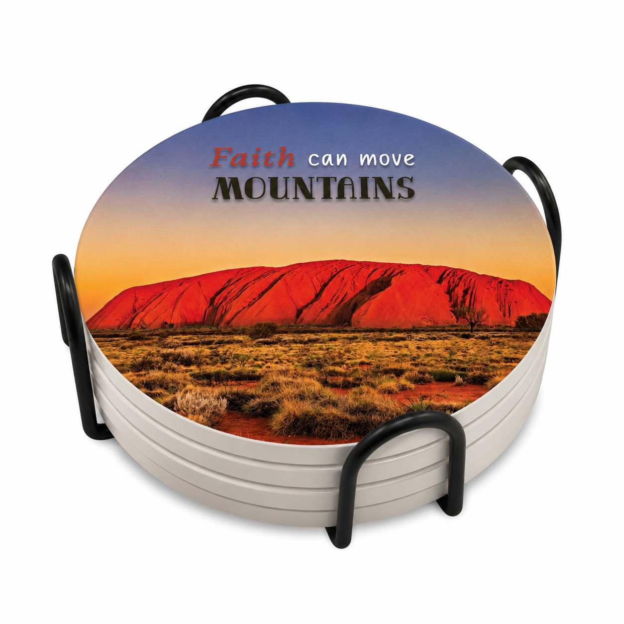 Ceramic Coaster (Set of 4): Australian Landscapes