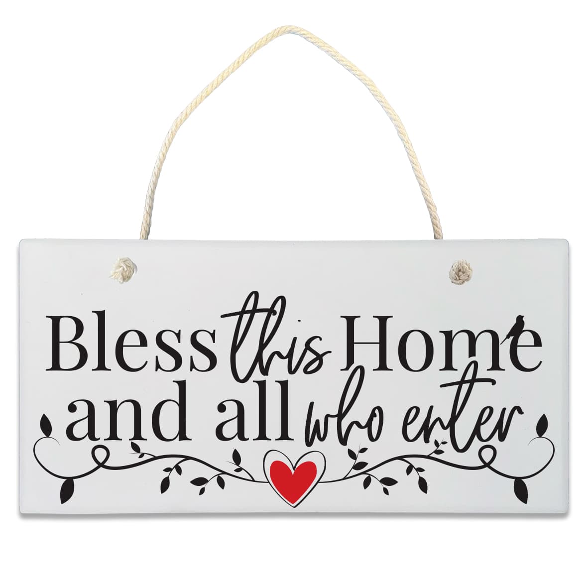 Ceramic Plaque: Bless This Home