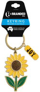 Keyring - Sunflower Glitter Joy