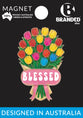 Magnet - Tulip Bouquet Blessed