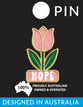 Pin - Tulip Pink Glitter Hope
