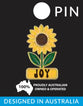 Pin - Sunflower Glitter Joy