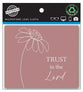 Lens Cloth: Pink, Trust in the Lord