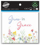Lens Cloth: White, Grow in Grace