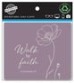 Lens Cloth: Purple, Walk by Faith 2 Cor 5:7