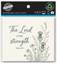 Lens Cloth: Cream, The Lord is my Strength Psalm 28:7