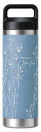 Kakadu Stainless Steel Water Bottle (600mL): His Mercy Never Fails, Blue