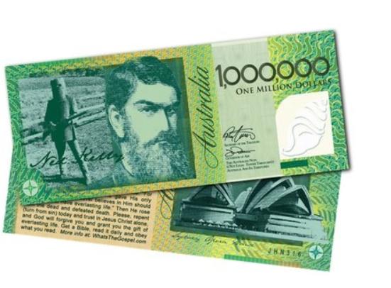 One Million Dollar Note Gospel (100 Pack)