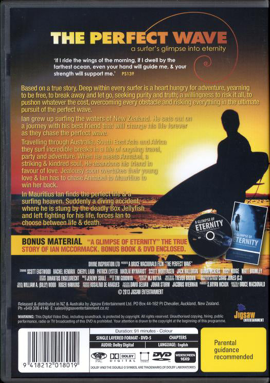 The Perfect Wave, DVD