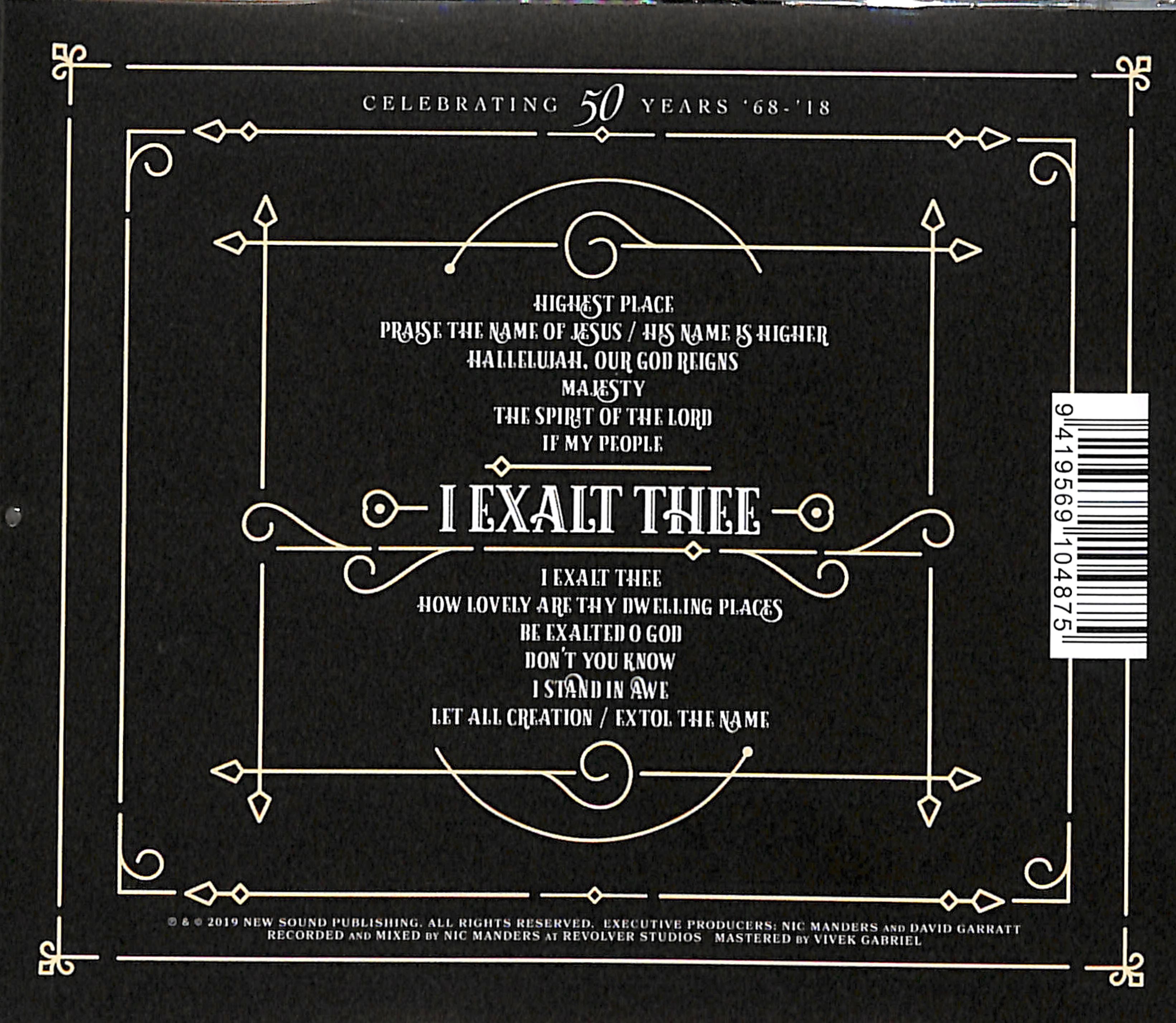 I Exalt Thee: 50 Years of Scripture in Song