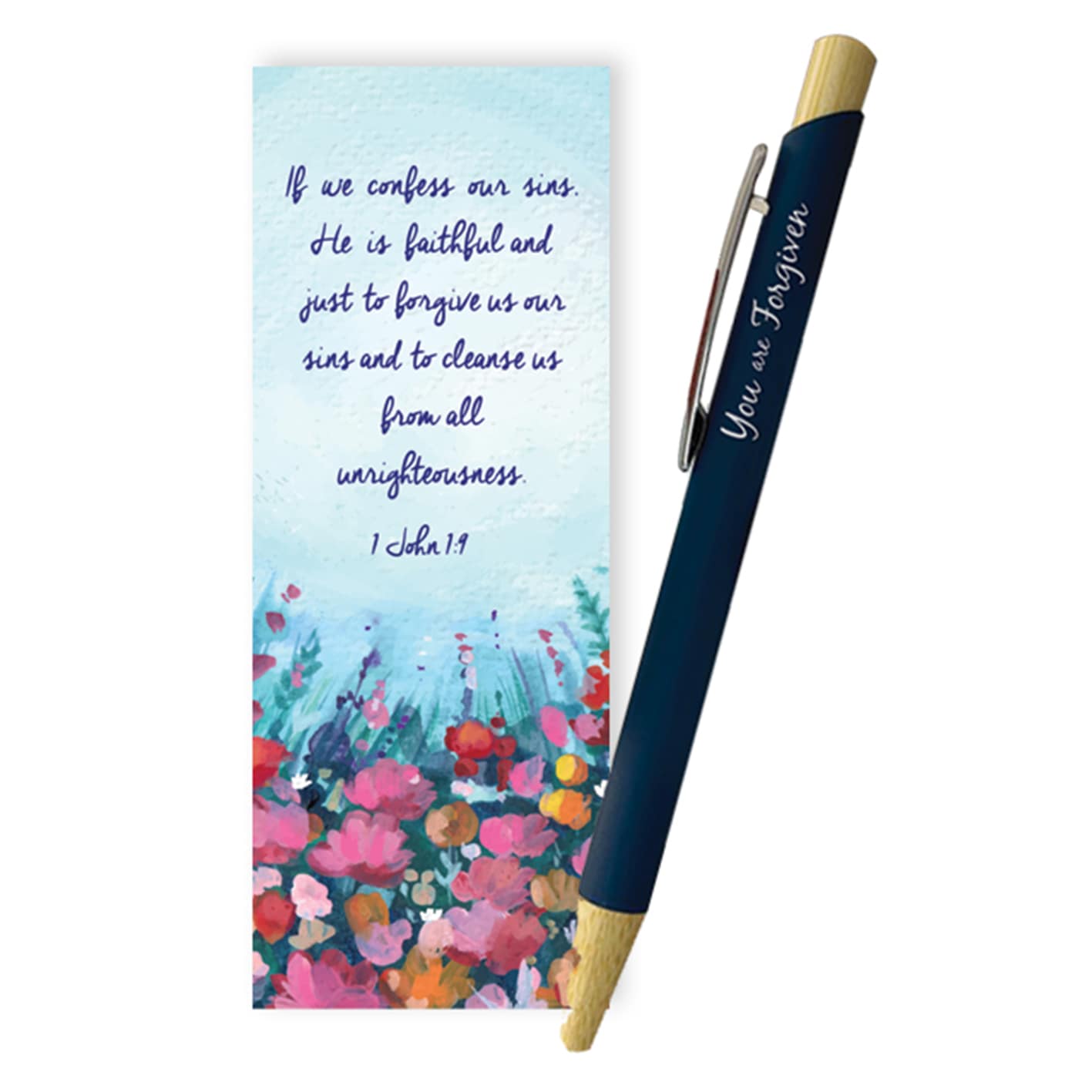 Gel Pen with Bookmark: You Are Forgiven