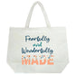 Canvas Tote Bag: Fearfully And Wonderfully