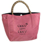 Mini Nylon Tote Bag: Grace Upon Grace, Pink