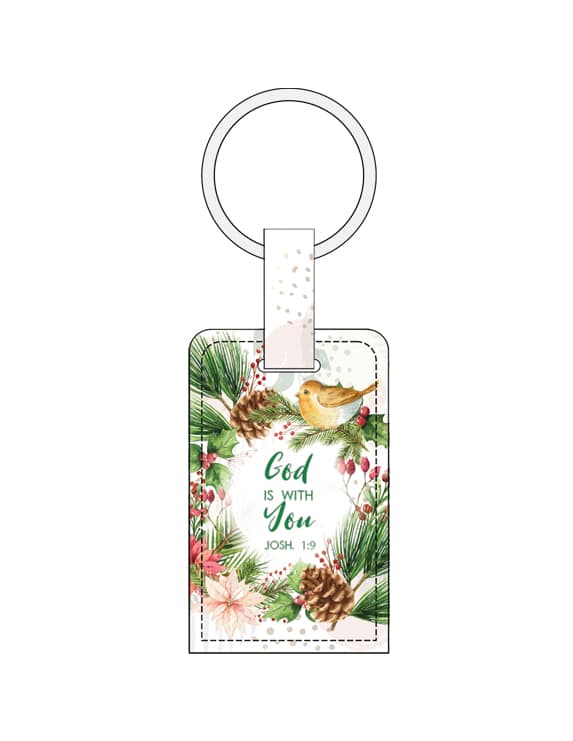 Keyring: God Is With You, Pine Cones