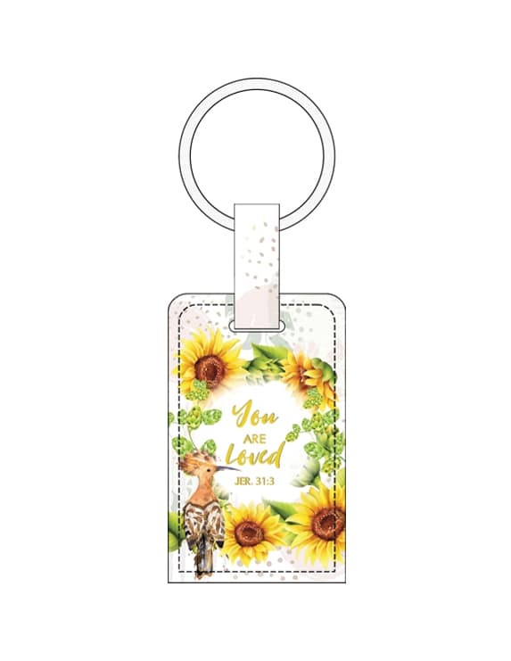 Keyring: You Are Loved, Sunflowers