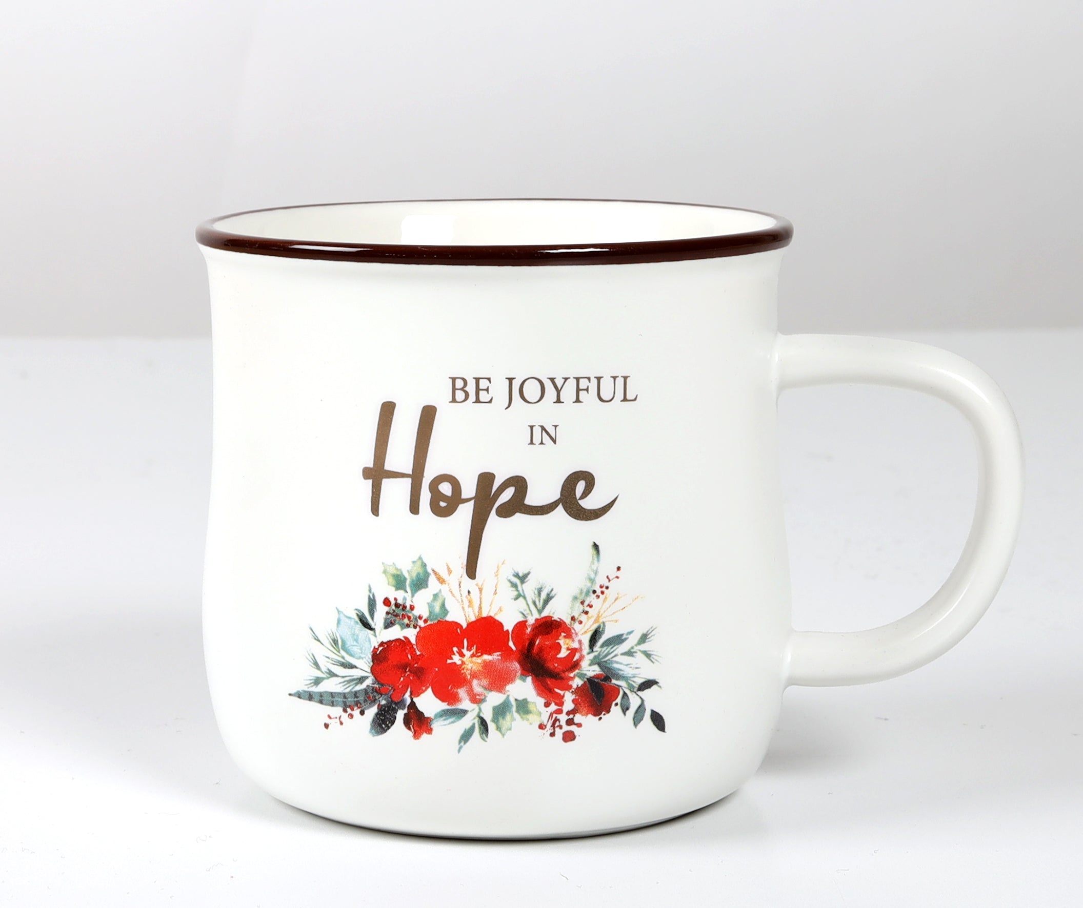 Ceramic Mugs(370ml): Be joyful in hope