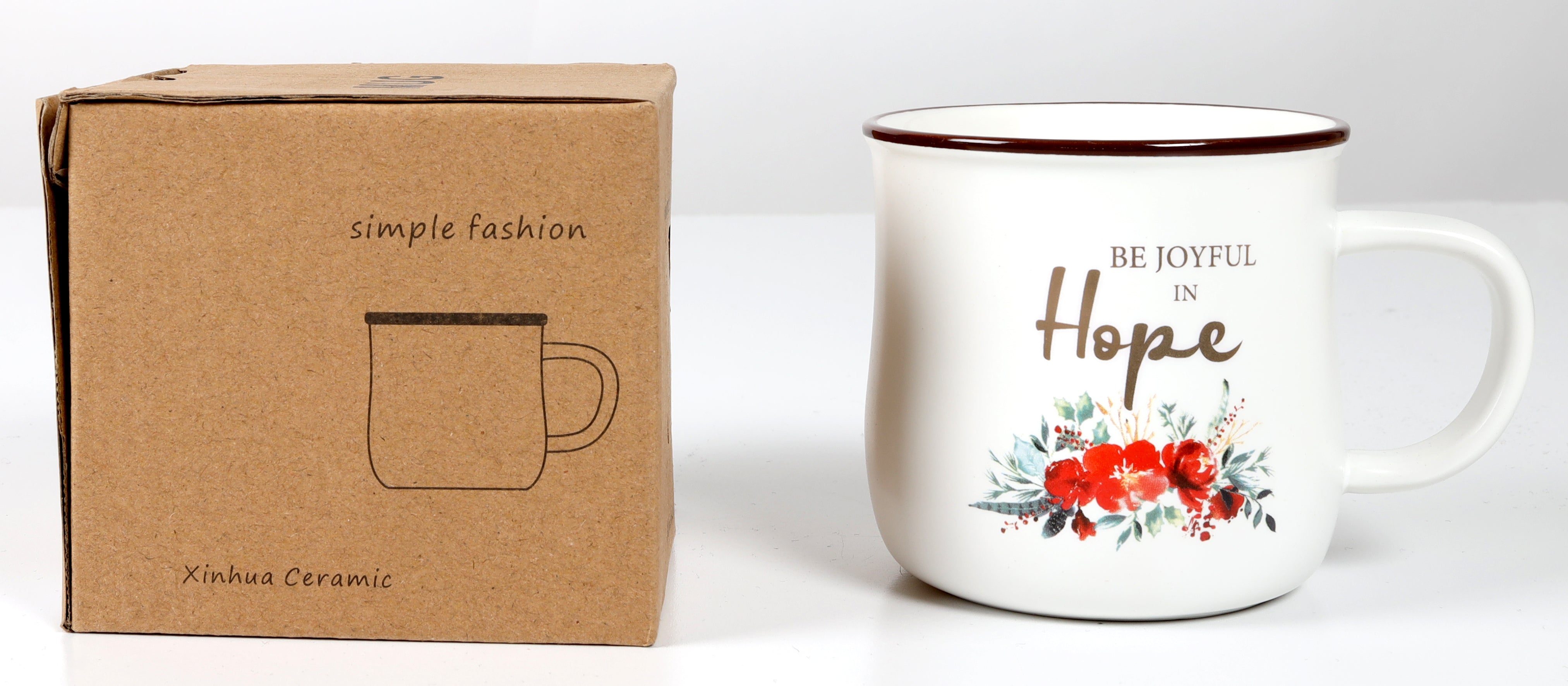 Ceramic Mugs(370ml): Be joyful in hope