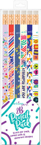 2B Pencils with erasers (12 Pack): various designs