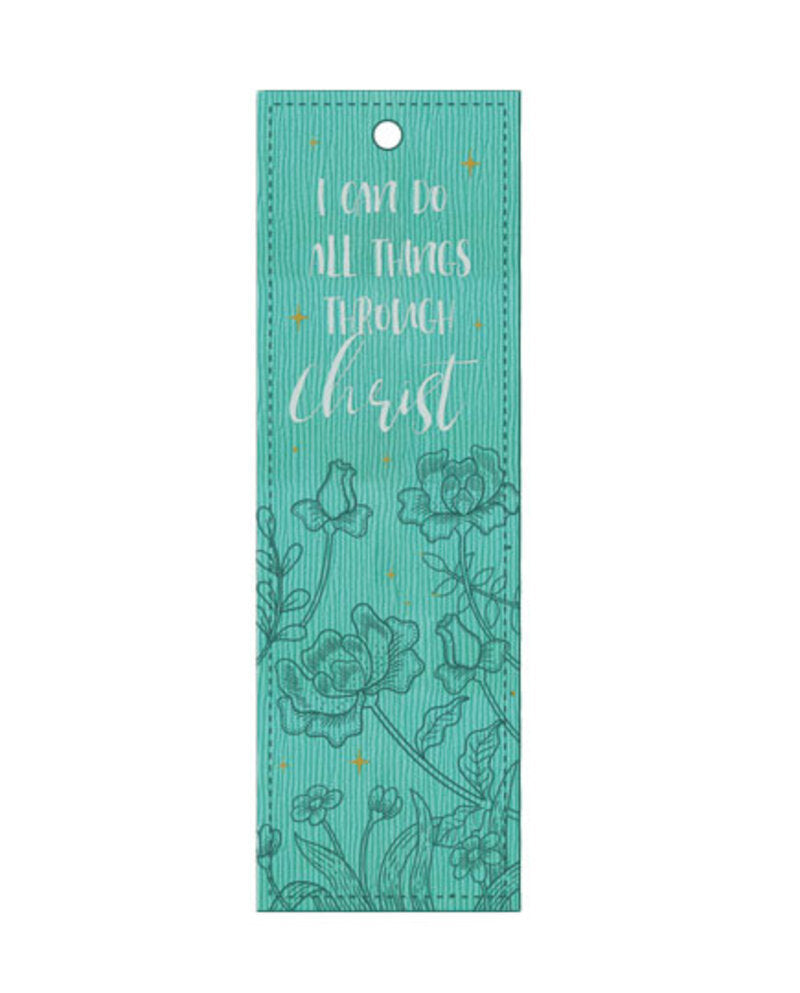 Bookmark (Lux-Leather): I can do all things