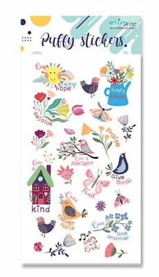 Puffy Stickers: Spring