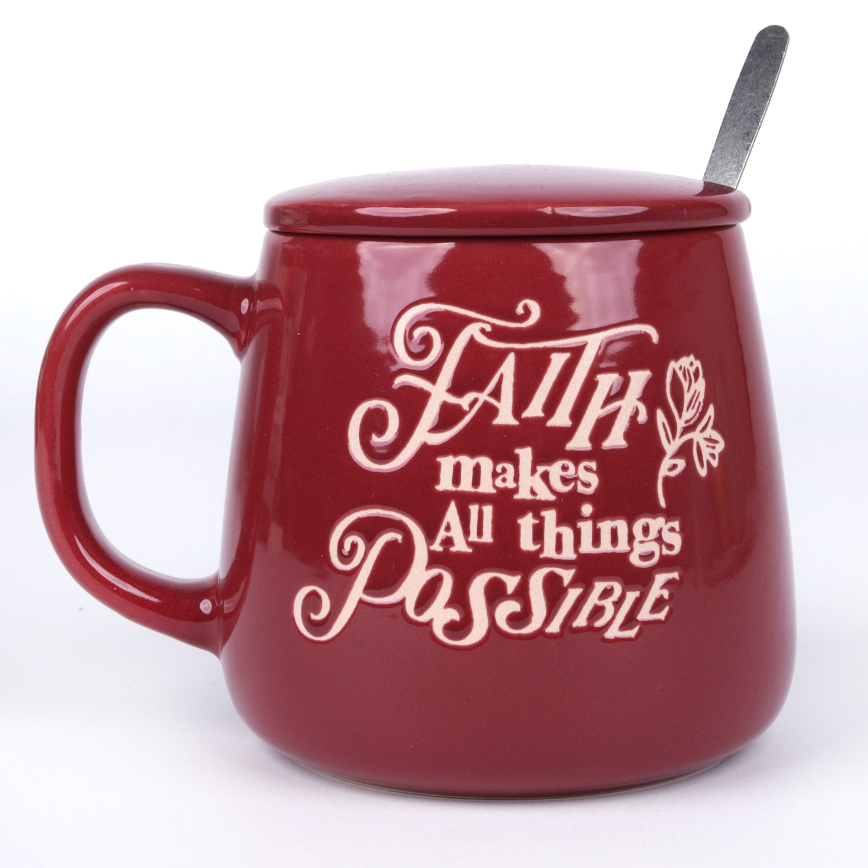Ceramic Mug (520ml): Faith makes all things possible