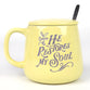 Ceramic Mug (520ml): He restores my soul
