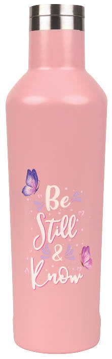 Water Bottle, Stainless Steel (450 ml): Be Still & Know
