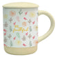Mug with Tea Leaf Filter (350 ml): Be Faithful, Stoneware