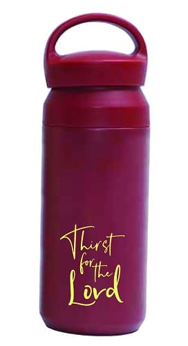 Water Bottle, Stainless Steel (350 ml): Thirst For The Lord