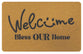Floor Mat (PVC Coil): Welcome Bless Our Home