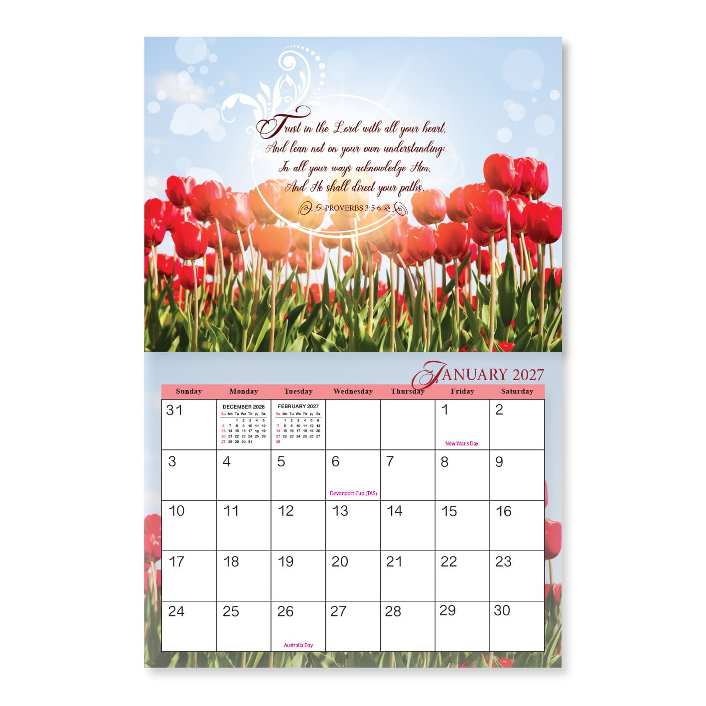 2027 Wall Calendar: Proverbs for Today