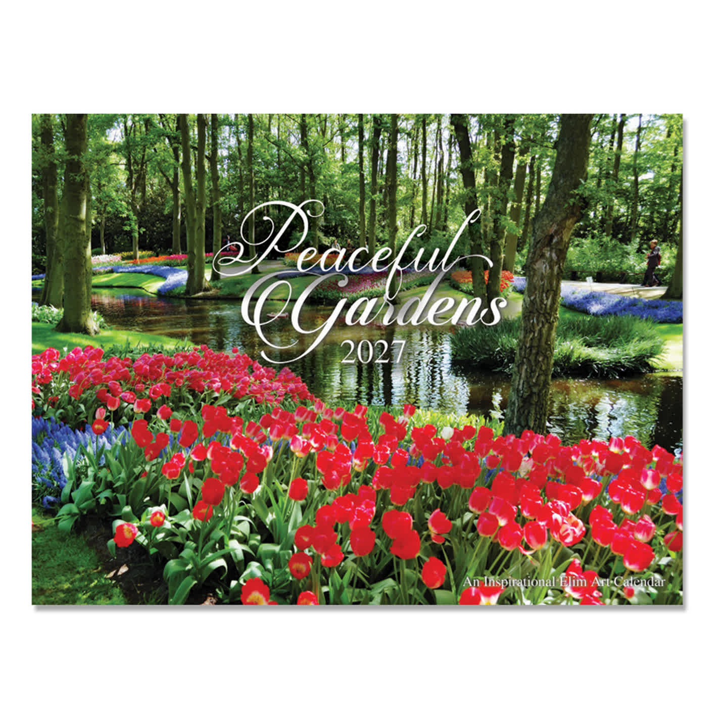 2027 Wall Calendar: Peaceful Gardens
