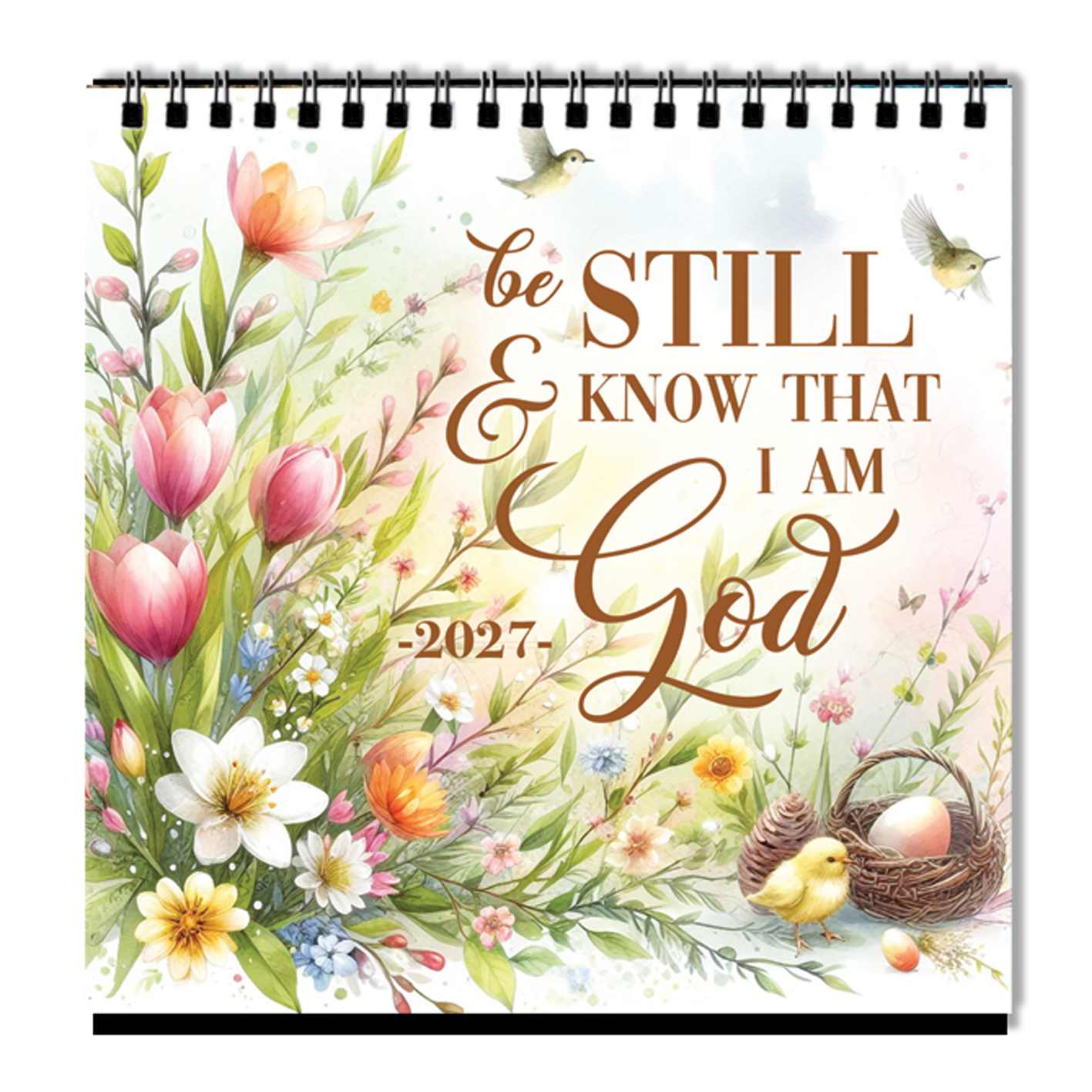2027 Desk Calendar: Be Still and Know