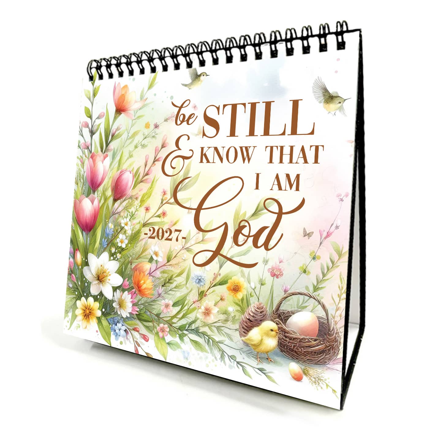 2027 Desk Calendar: Be Still and Know