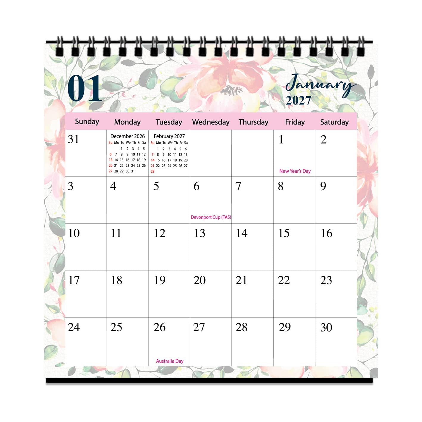 2027 Desk Calendar: Be Still and Know