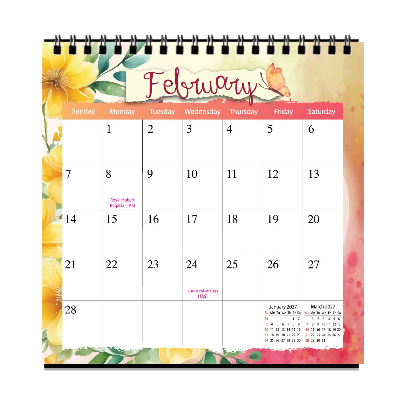 2027 Desk Calendar: Seasons of Hope