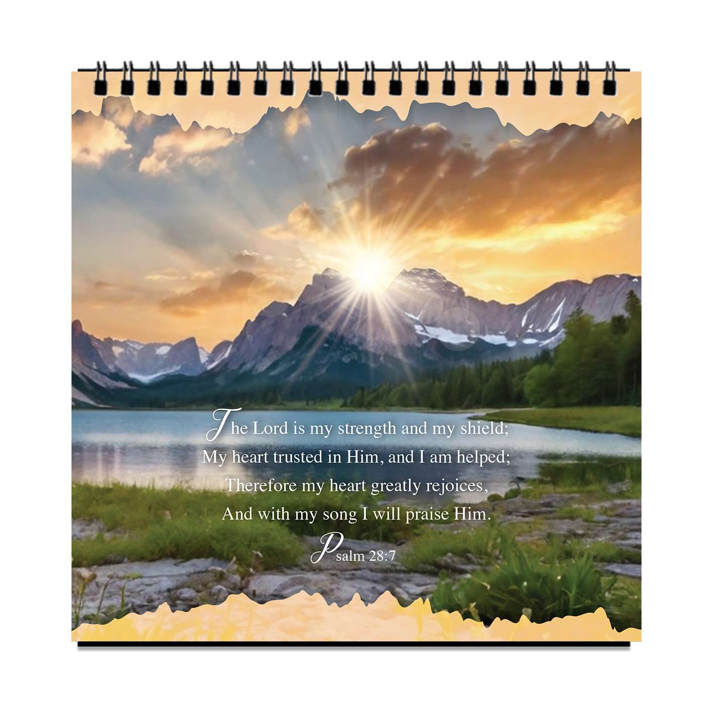 2027 Desk Calendar: Strength & Dignity