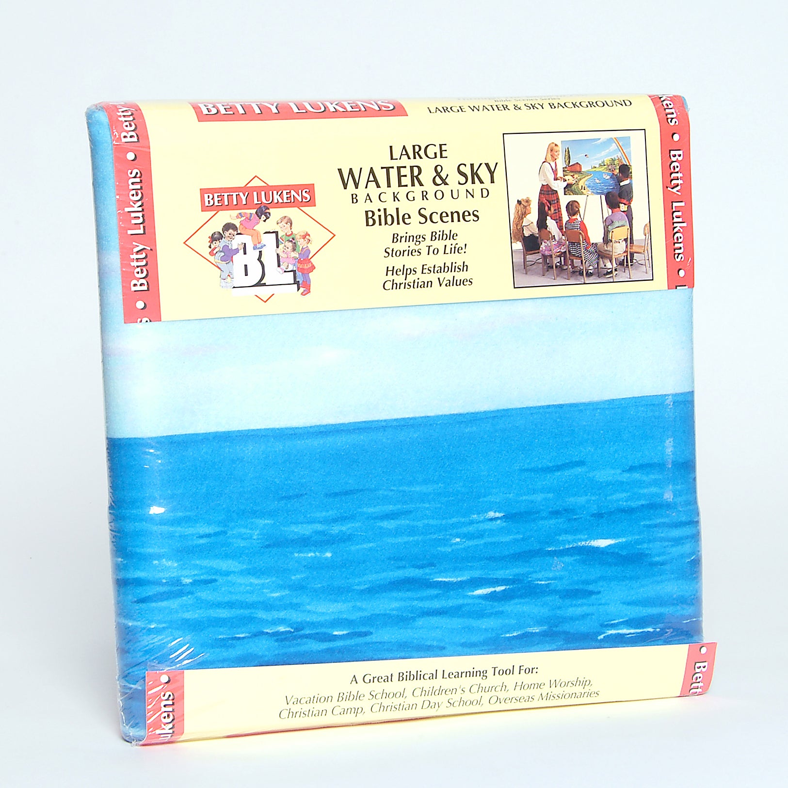 Lukens Large Unmounted Water & Sky Background (32" X 48")