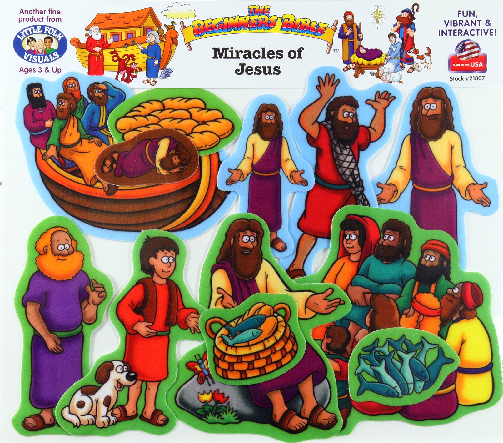 Miracles of Jesus (Beginner's Bible In Felt Series)