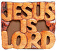 Magnet: Wood Jesus is Lord