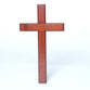Cross: 25Cm, Bevelled Edge, Hanging (Mahogany)