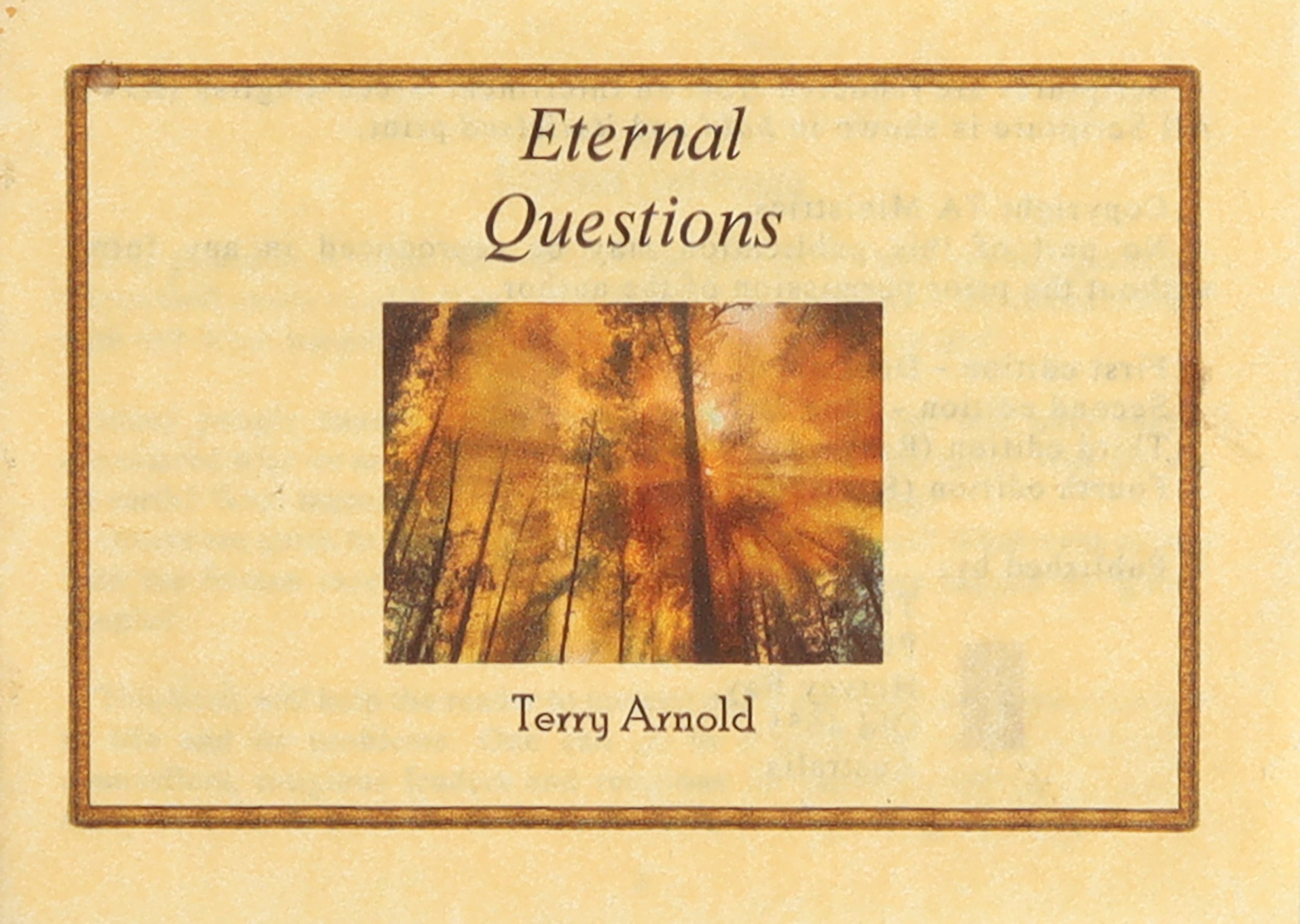 Eternal Questions