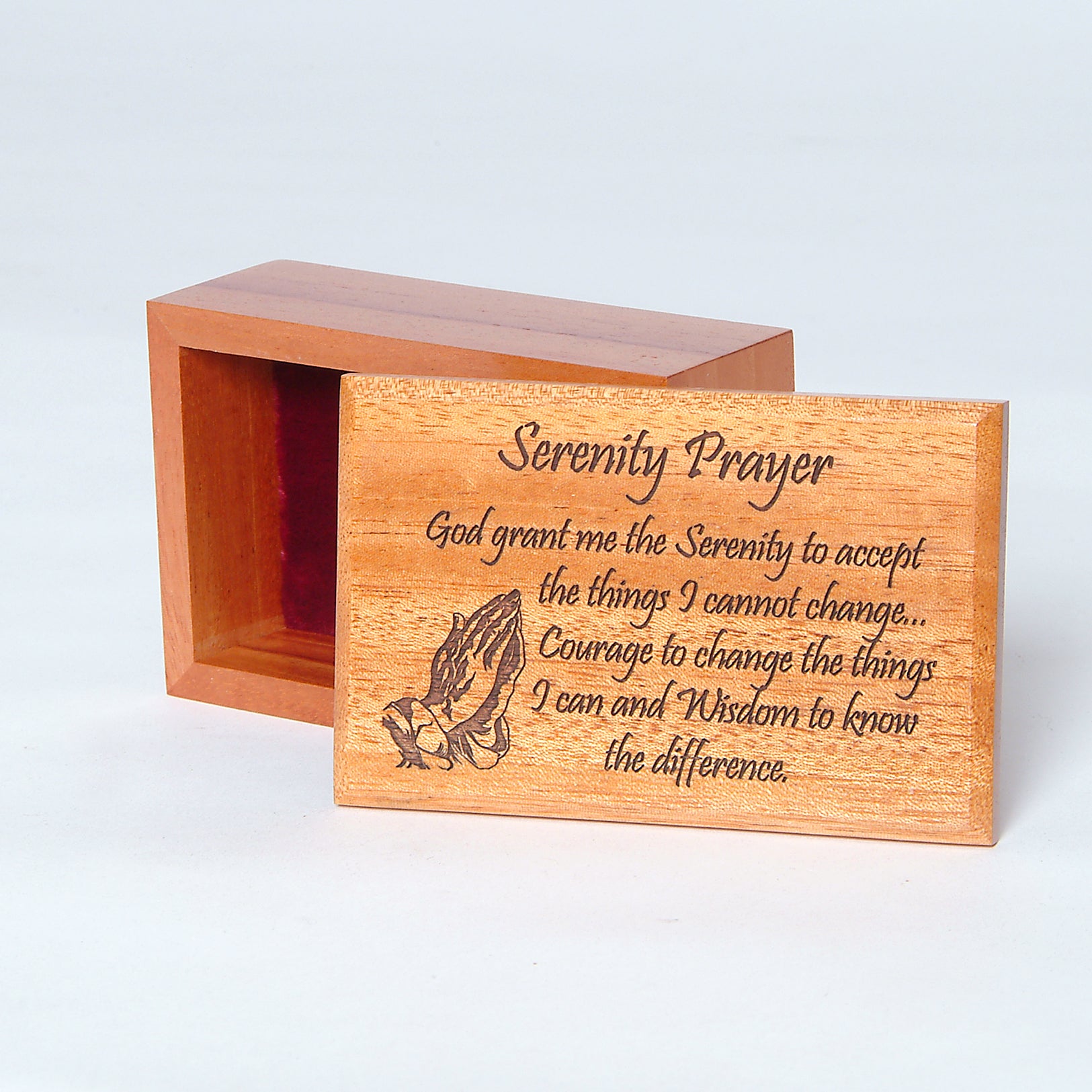 Mahogany Box: Serenity Prayer