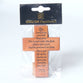 Cross: The Lord Bless You and Keep You (Numbers 6:24-26) (Mahogany)